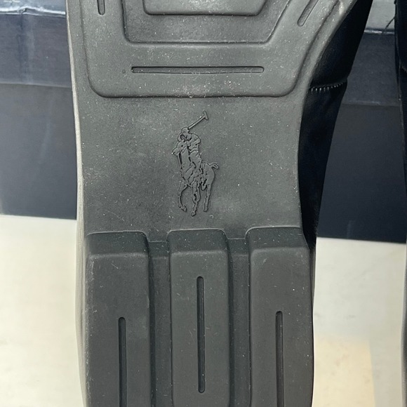 Polo Ralph Lauren Men's Leather Loafers Size 8D Black Slip-On Classic VTG NEW - Picture 13 of 15